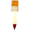 Golden Synthetic Flat Hair (Taklon) Single Paint Brush 2 inch