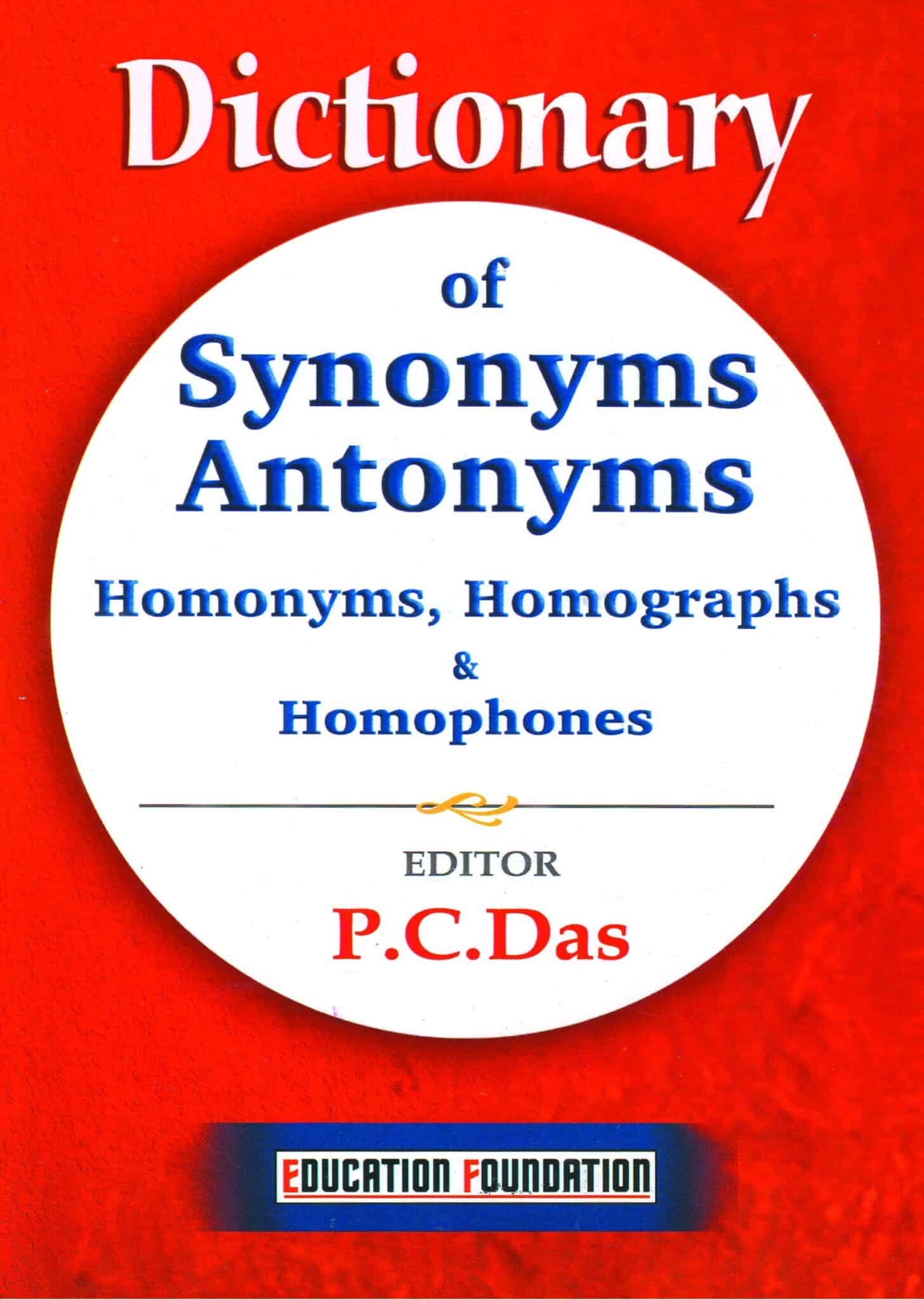 Dennison Synonym Antonym Homonym Dictionary for loose-leaf notebooks 1962