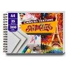 Anvis Canvas Drawing SketchBook with Wiro Binding | 21.0 cm x 29.7 cm | 25 Sheets