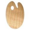 Oval Wooden Palette | Professional Artist Drawing