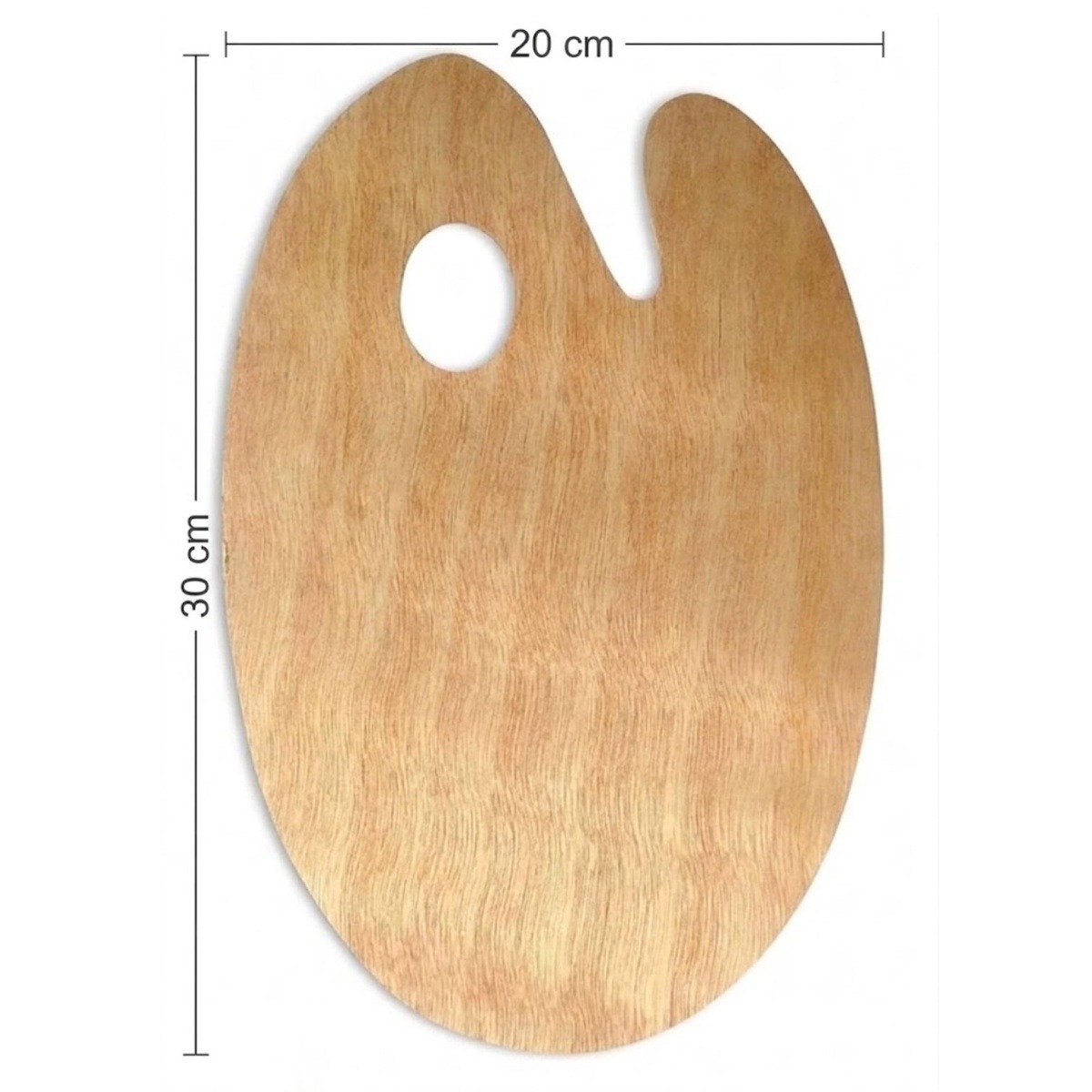 Oval Wooden Palette | Professional Artist Drawing