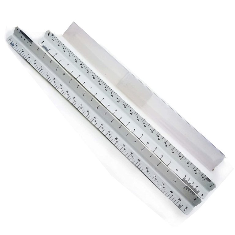 12-inch Triangle Scale Ruler