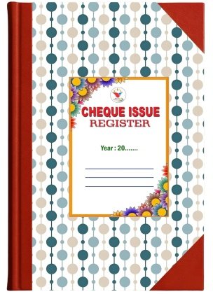 Cheque Issue Register | 50 Sheets | 100 Pages | Hard Bound