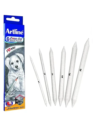 Anvis Paper Stump Blender and Artline Drawing Sketch Pencils