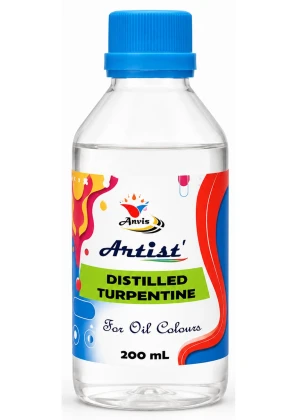 Artist Distilled Turpentine (200 ml) for Oil Color Drawing