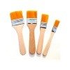 Flat Synthetic Wash Painting Brush Set- 4 Pcs