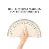 Anvis Teachers Big Wooden Protractor