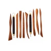 Anvis Wooden Clay Modelling Tools 10 Pcs for Sculpting, Crafting, Modelling, and Pottery Art Clay Claytool