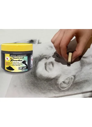Deepest charcoal, richest black tones Smooth blending, glides easily and smudges perfectly Small and uniform particles