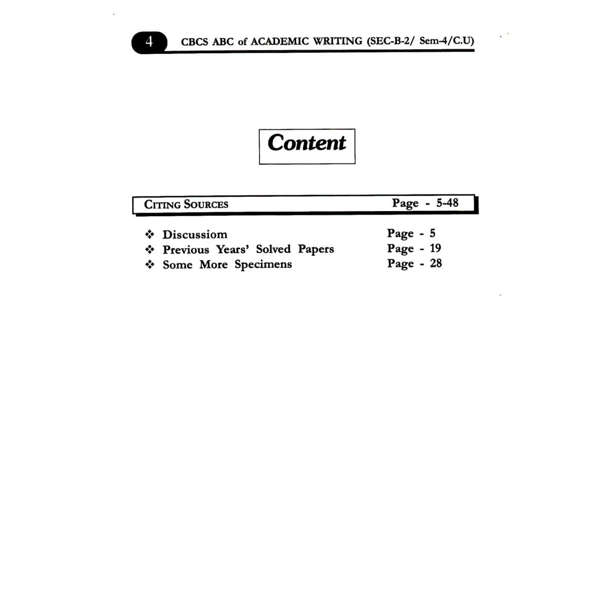 ABC OF ACADEMIC WRITING | CBCS SEC-B2 | SEMESTER-4, AND Semester-2 | CALCUTTA UNIVERSITY