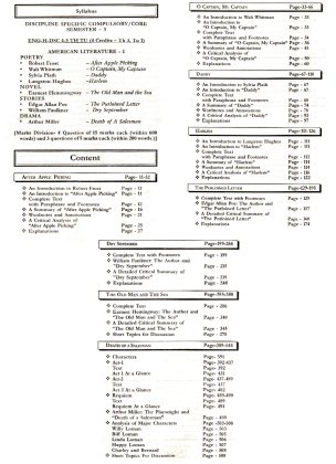 NEP American Anthology Vol-1, 2 | Semester-3, Culcatta University By Biplab Banerjee, Moumita Banerjee