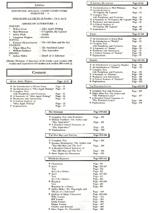 NEP American Anthology Vol-1, 2 | Semester-3, Culcatta University By Biplab Banerjee, Moumita Banerjee
