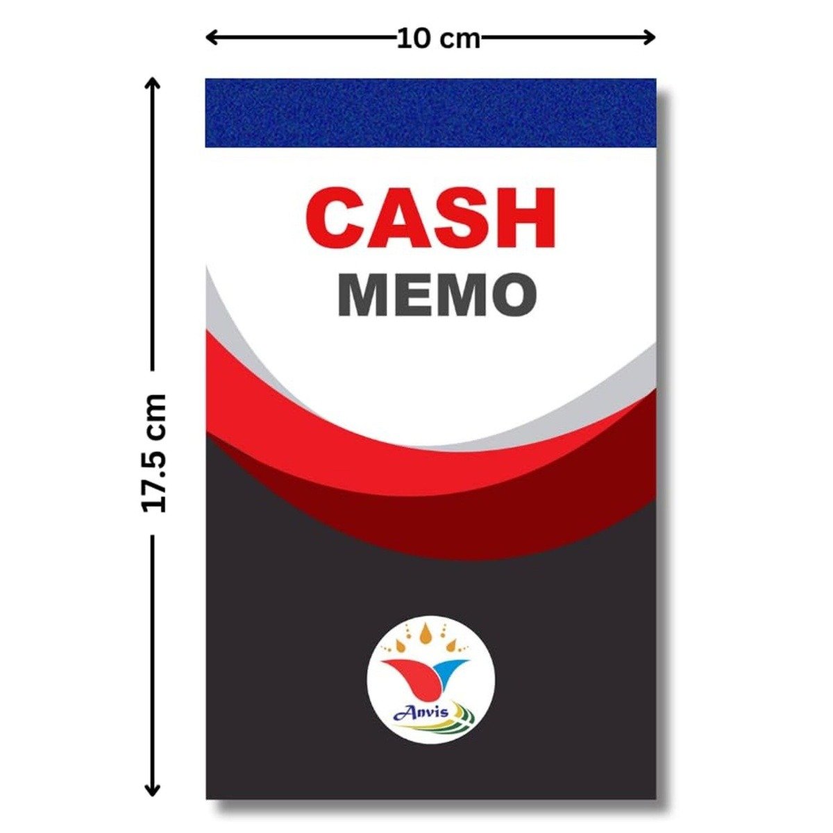 Anvis Premium Cash Memo Bill Book 100 Original +100 Duplicate (Pack of 2)