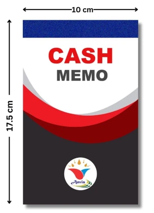 Anvis Premium Cash Memo Bill Book 100 Original +100 Duplicate (Pack of 2)