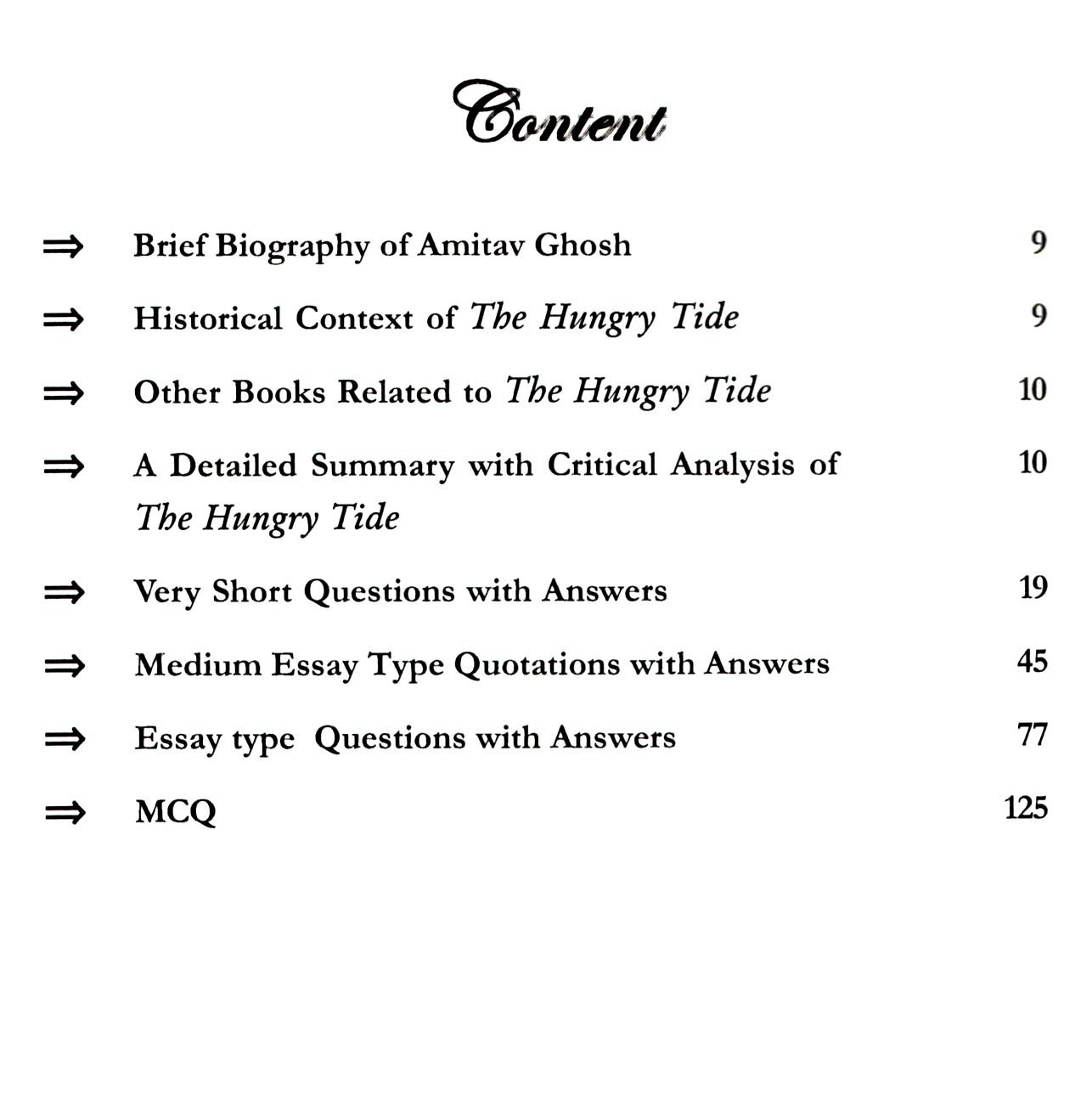 The Hungry Tide 1B