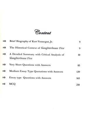 Kelvino Study Material | KURT VONNEGUT, JR. SLAUGHTER HOUSE-FIVE