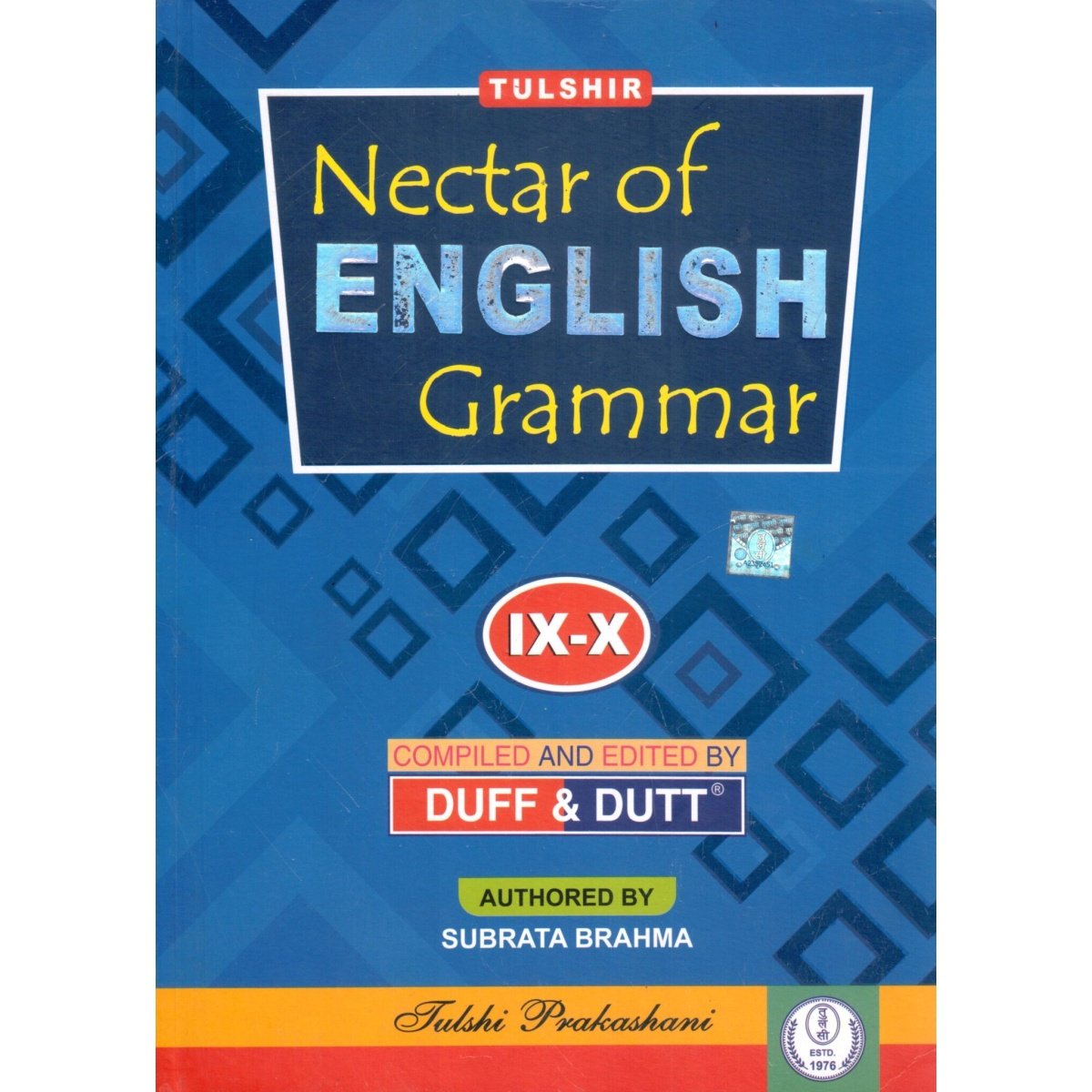 Tulshir NECTAR ENGLISH GRAMMAR Class 9-10 | 2026 By Duff & Dutt