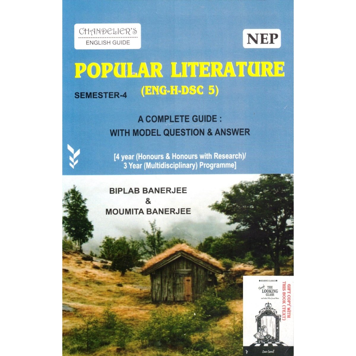 NEP Chandelier's Popular Literature Guide, Semester 4 (ENG-H-DSC 5), Calcutta University, by Biplab Banerjee, Moumita Banerjee