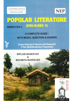 NEP Chandelier's Popular Literature Guide, Semester 4 (ENG-H-DSC 5), Calcutta University, by Biplab Banerjee, Moumita Banerjee