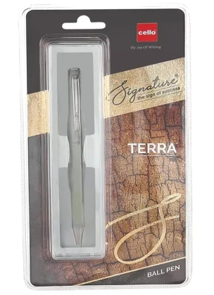 Cello Signature Terra Ball Pen | Blue Ink