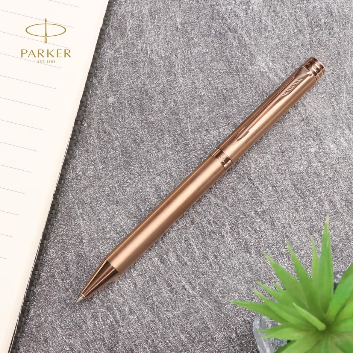 Parker Folio Antimicrobial Ball Pen| Ink Color -Blue | Perfect For Professional Use | Elite Pen For Gifting