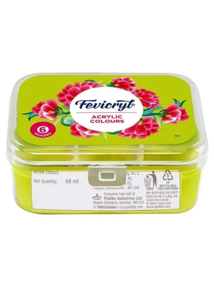 Fevicryl Acrylic Colours Kit 6 Colours x 10 ml