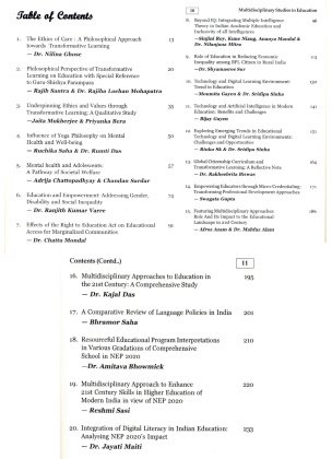Multidisciplinary Studies in Education By Dr. Mita Banerjee, Dr. Rumti Das