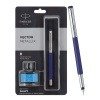 Parker Vector Mettalix Fountain Pen with Quink Ink Bottle