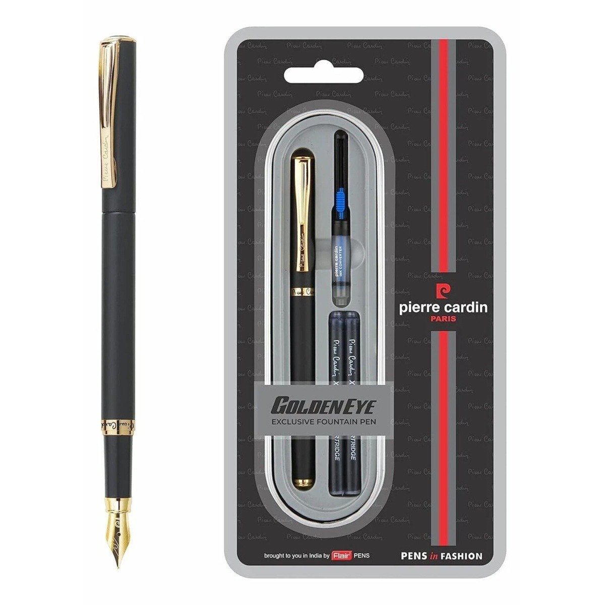 Pierre Cardin Golden Eye Black Lacquer Premium Fountain Pen