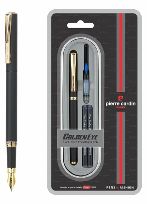 Pierre Cardin Golden Eye Black Lacquer Premium Fountain Pen