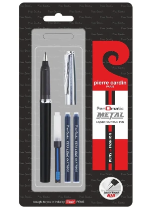 Pierre Cardin PenOmatic Premium Metal Liquid Fountain Pen