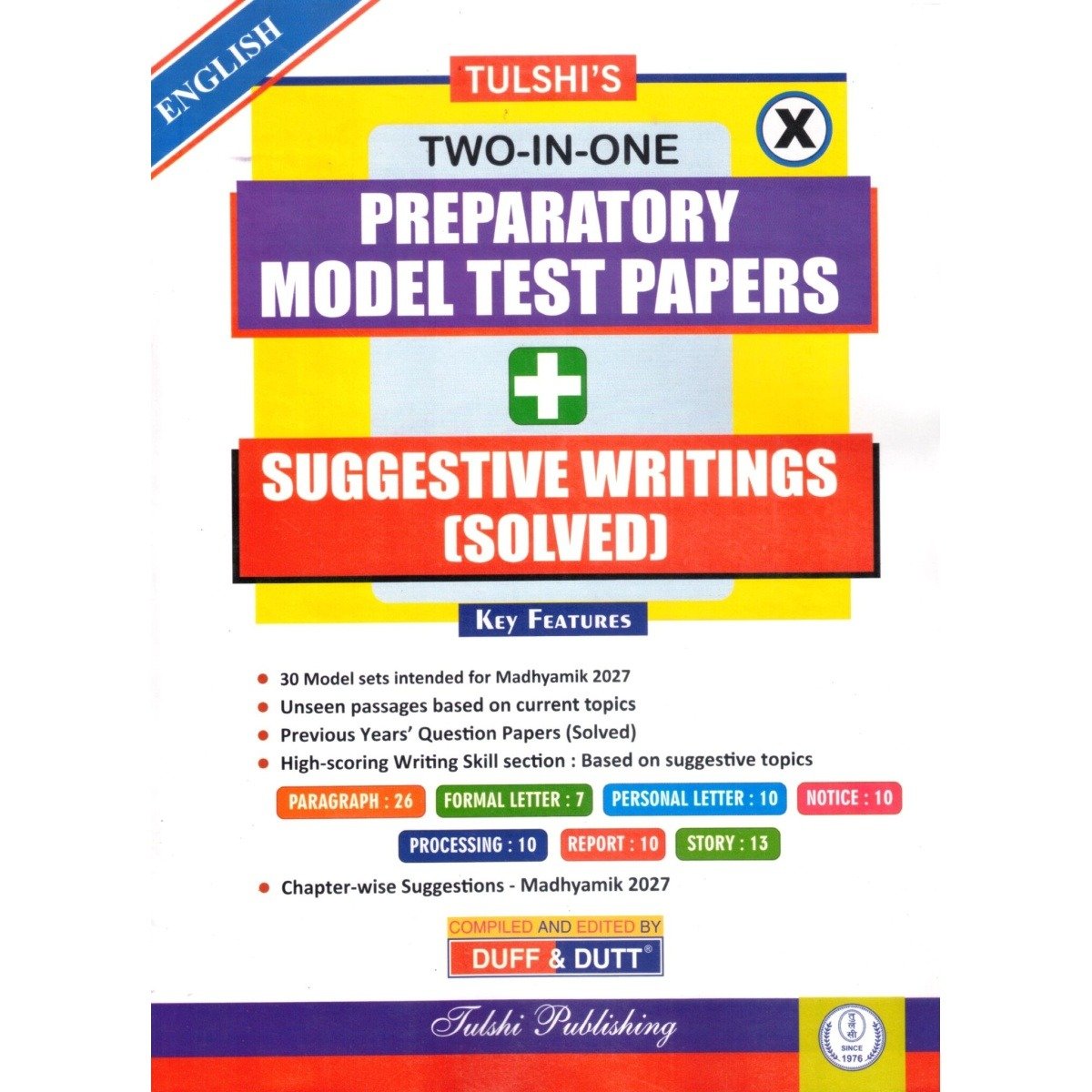 Tulshi Two In One Preparatory Model Test Papers Class-10, 2027