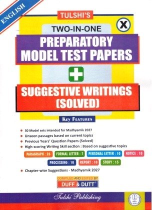 Tulshi Two In One Preparatory Model Test Papers Class-10, 2027