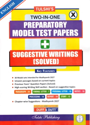 Tulshi Two In One Preparatory Model Test Papers Class-10, 2027