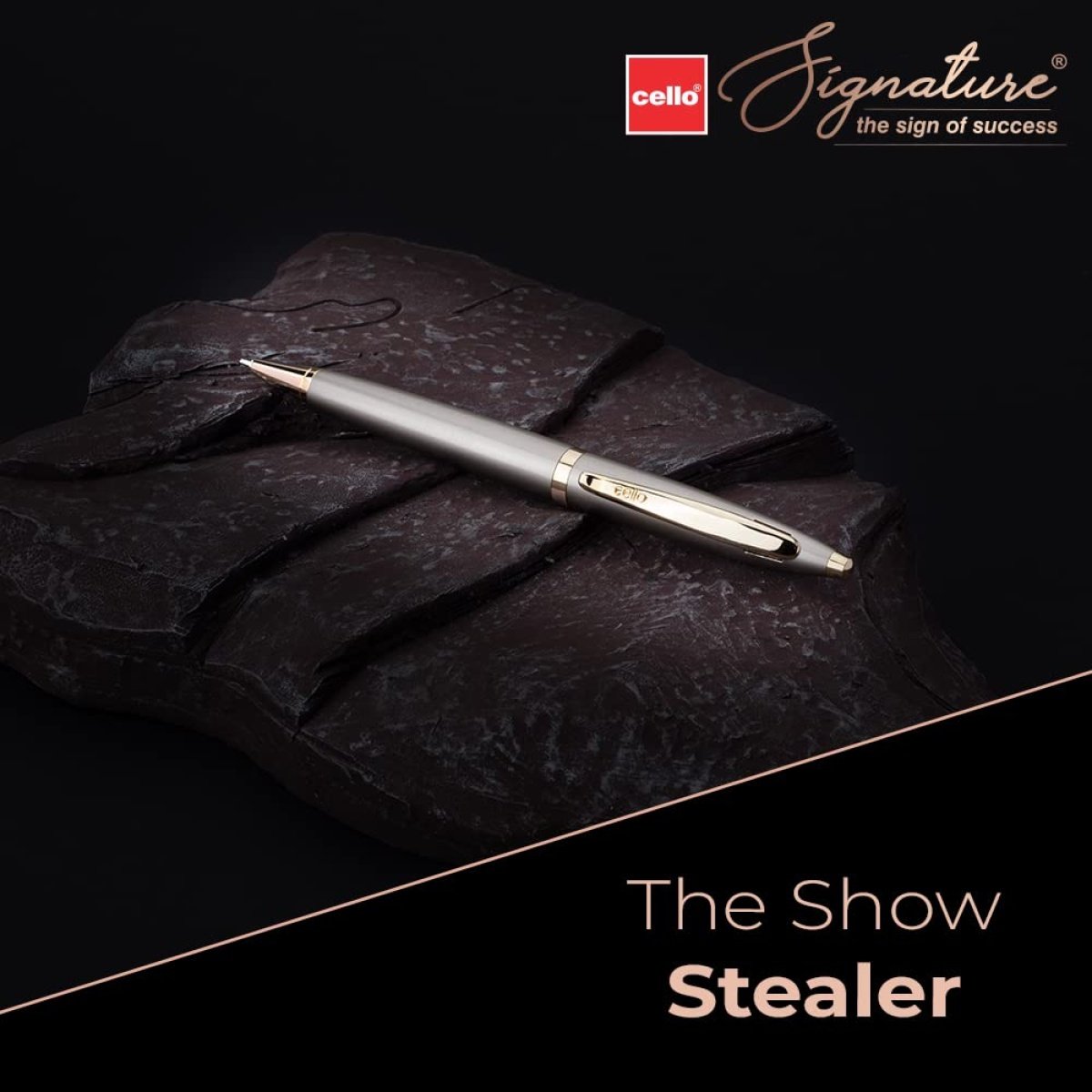 7 Cello Signature Crème Ivory Ball Pen