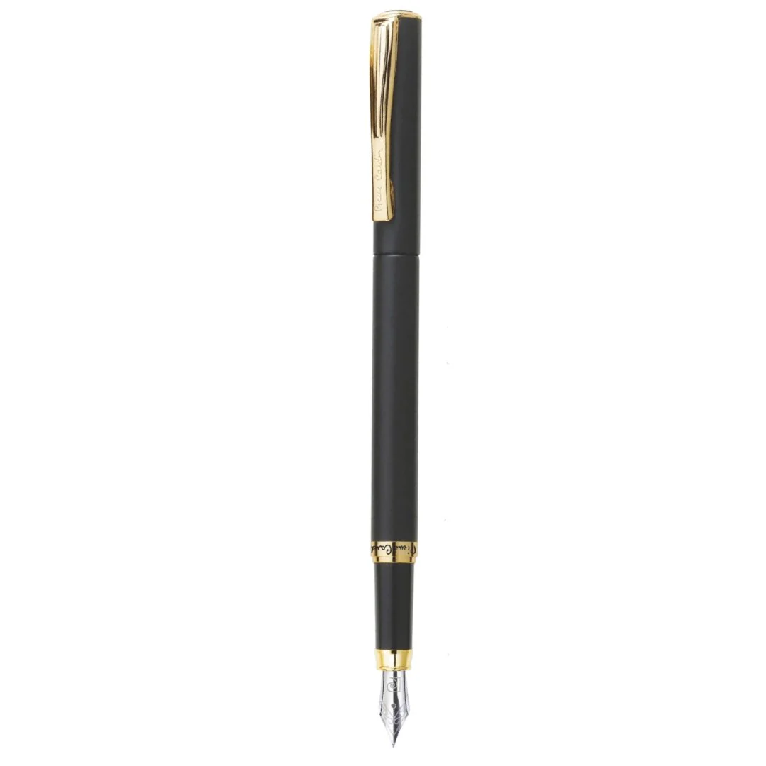 flair-golden-eye-exclusive-fountain-penfountain-penflairscooboo8901765032232-113871 Pierre Cardin Golden Eye Black Lacquer Premium Fountain Pen | Luxurious Golden Trim & Nib | Free Ink Cartridges & Converter | Ideal for Festive & Corporate Gifting