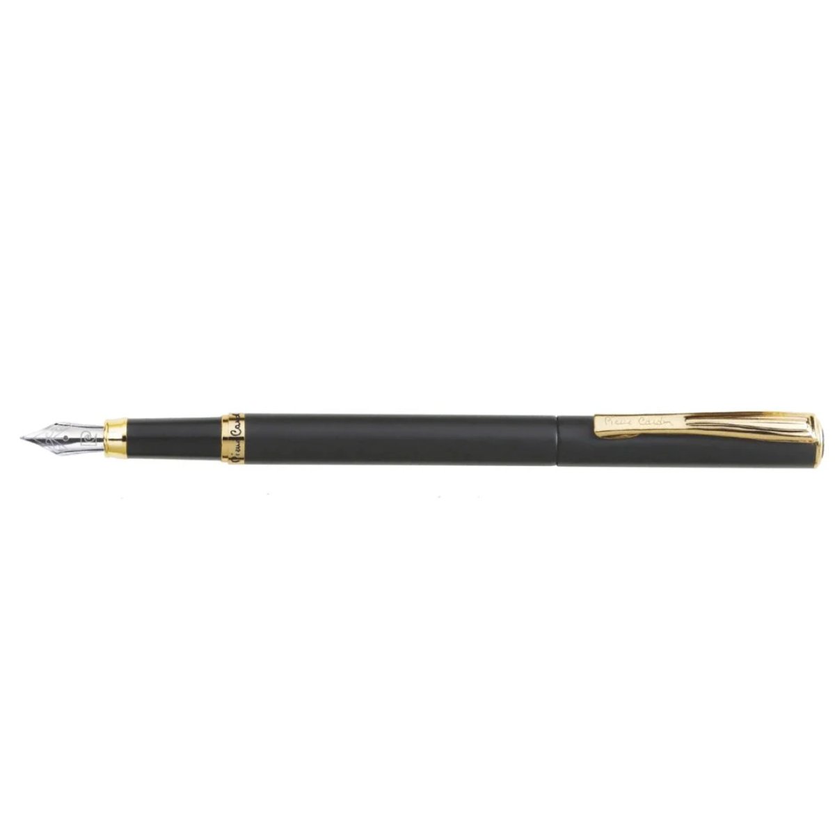 Pierre Cardin Golden Eye Black Lacquer Premium Fountain Pen | Luxurious Golden Trim & Nib | Free Ink Cartridges & Converter | Ideal for Festive & Corporate Gifting