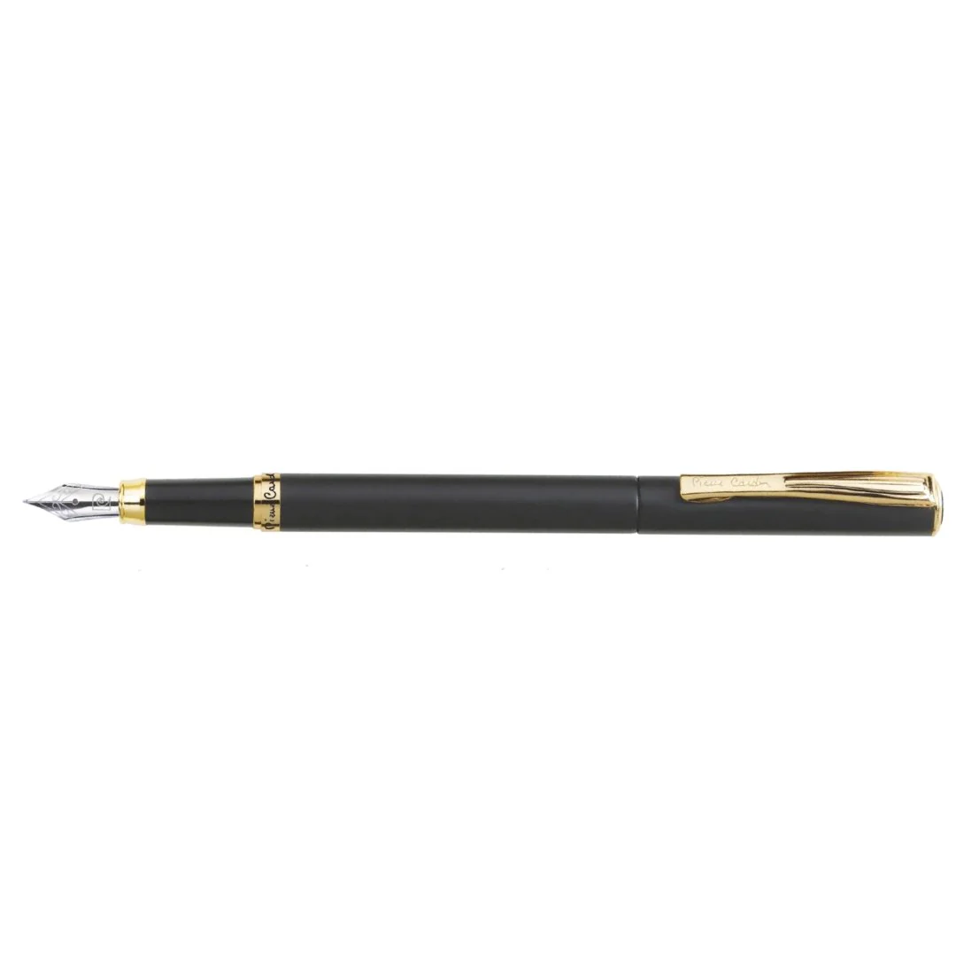 flair-golden-eye-exclusive-fountain-penfountain-penflairscooboo8901765032232-706689 Pierre Cardin Golden Eye Black Lacquer Premium Fountain Pen | Luxurious Golden Trim & Nib | Free Ink Cartridges & Converter | Ideal for Festive & Corporate Gifting