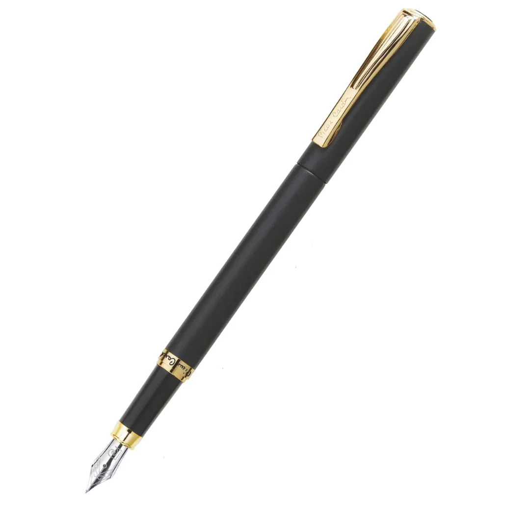 flair-golden-eye-exclusive-fountain-penfountain-penflairscooboo8901765032232-966047 Pierre Cardin Golden Eye Black Lacquer Premium Fountain Pen | Luxurious Golden Trim & Nib | Free Ink Cartridges & Converter | Ideal for Festive & Corporate Gifting