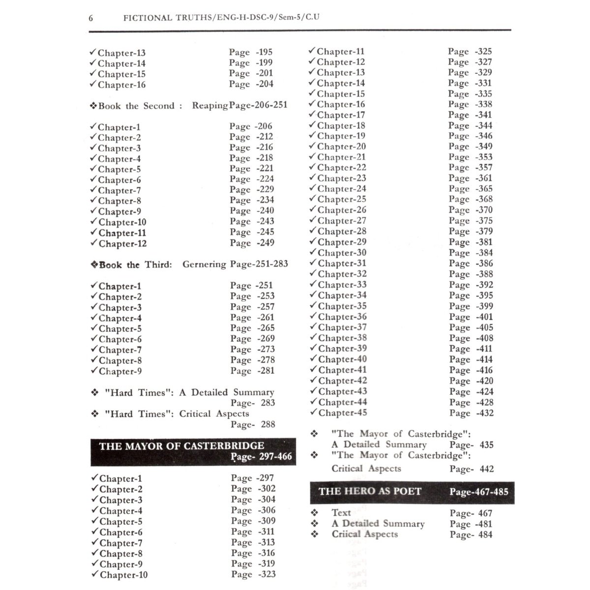 FICTIONAL TRUTHS English prose-1 Semester-5 | Calcutta University By Biplab Banerjee
