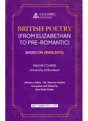 British Poetry [From Elizabethan to Pre-Romantic] Semester-3 | Burdwan University By Deb Dulal Halder