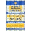 ABTA Higher Secondary TEST PAPERS Class 12 Semester-4 | 2025-26
