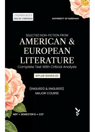 American and European Literature Semester-6 | Burdwan University [ENGL6012, ENGL6013] By Biplab Banerjee