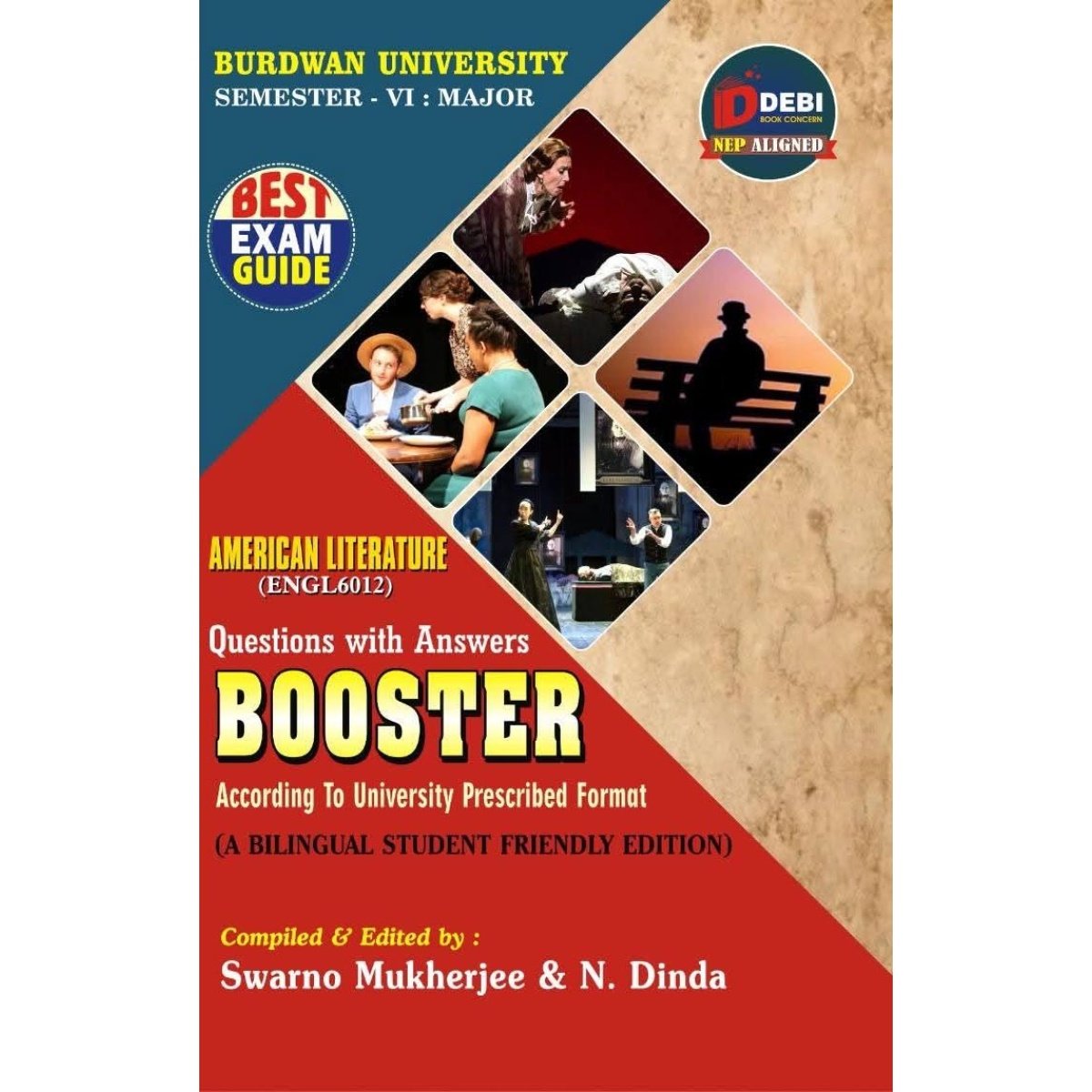 Best Exam Guide American Literature Booster Semester-6 | Burdwan University Major Course (ENGL6012) By Swarno Mukherjee, N. Dinda