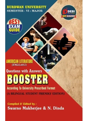 Best Exam Guide American Literature Booster Semester-6 | Burdwan University Major Course (ENGL6012) By Swarno Mukherjee, N. Dinda