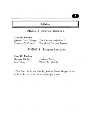 American and European Literature Semester-6 | Burdwan University (ENGL6012, ENGL6013) By Biplab Banerjee