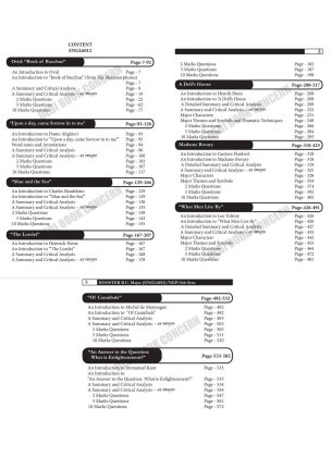 Best Exam Guide European Literature Booster Semester-6 | Burdwan University Major Course (ENGL6013) By Swarno Mukherjee, N. Dinda
