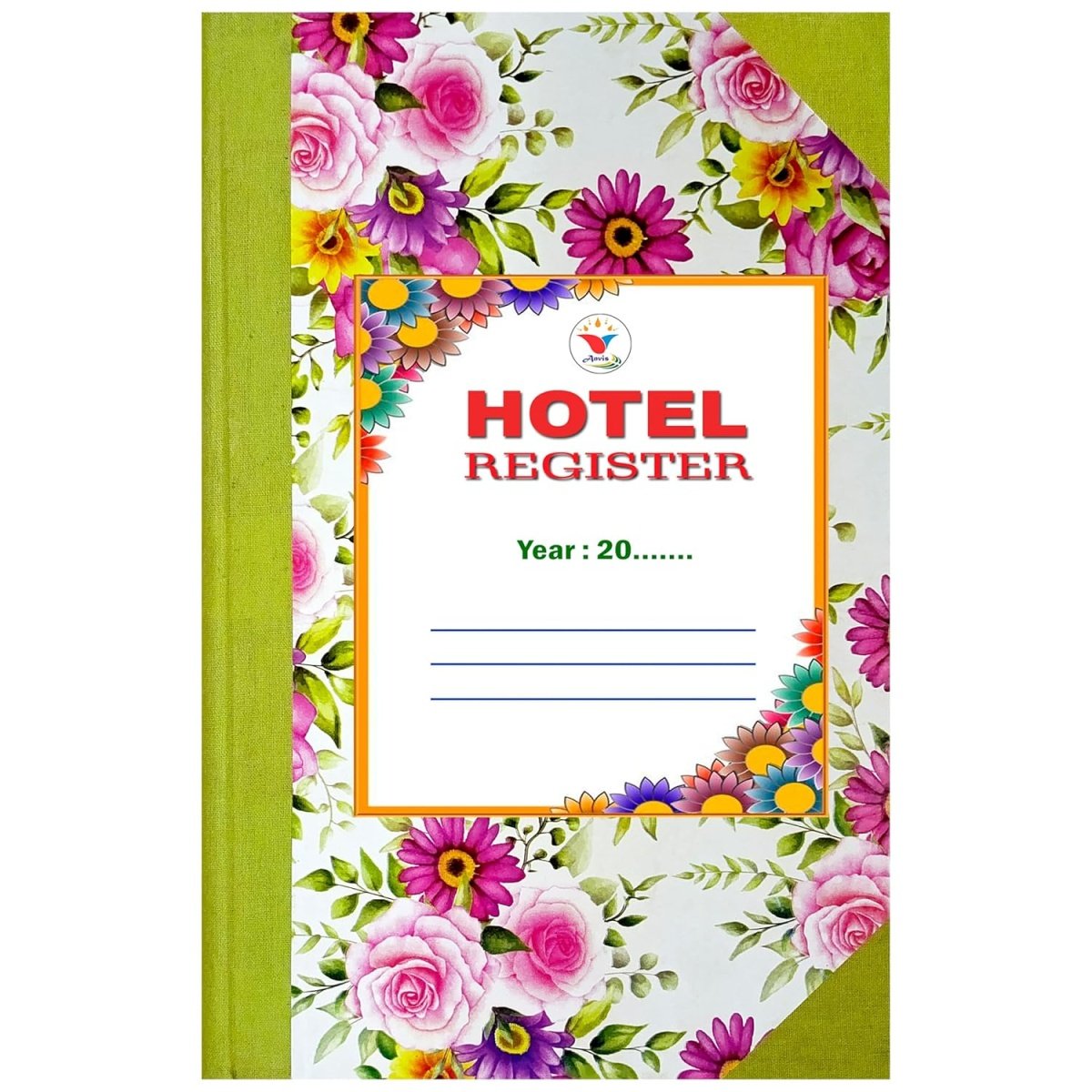 Hotel Record Register | 200 Sheets | 400 Pages | 2200 Entries | English Hindi | Hard Bound