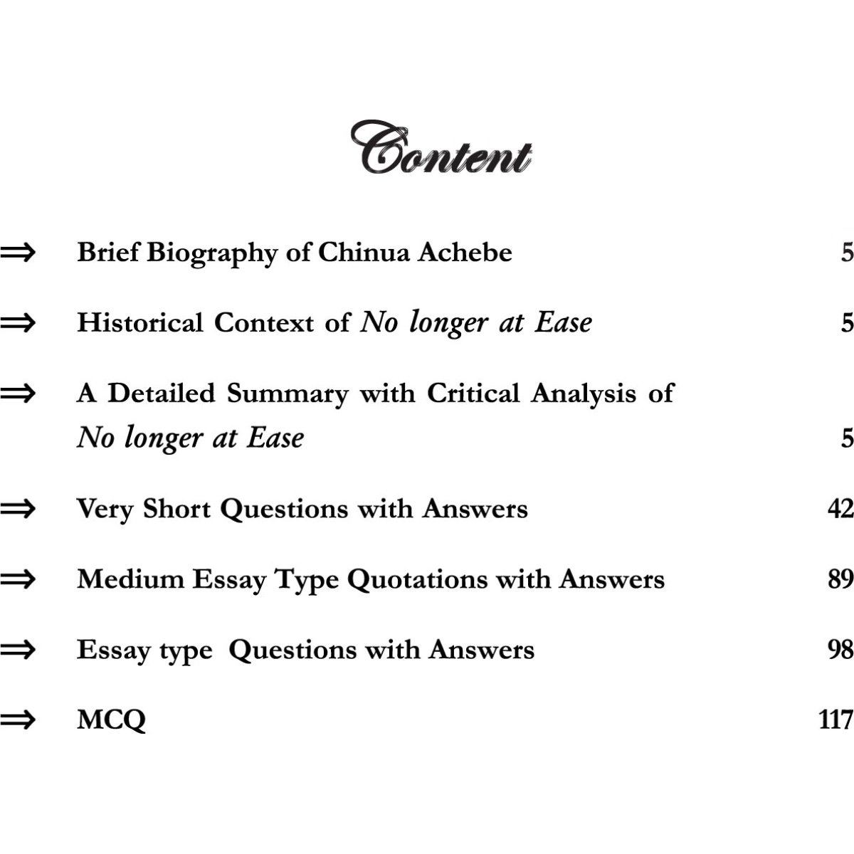 Chinua Achebe, No Longer at Ease, by Kelvino Group Professors