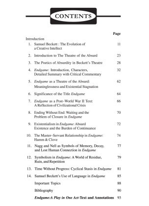 Samuel Beckett's Endgame By Dr. Arindam Ghosh [Text with Introduction and Annotations]